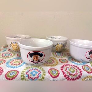 Vintage 1999 set of 4 Quaker oatmeal bowls